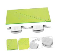 Gadpiparty Magnetic Seam Allowance Ruler with Quilting Guide Portable Patchwork Measuring Tool for Sewing Machines Easy Install and Accurate Stitch Gauge Kit