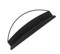 Gadpiparty Magnetic Shelf Black Wall Mounted Storage Rack Multi-functional Magnetic Magazine Holder Refrigerator Door Rack Kitchen Spice and Recipe Organizer