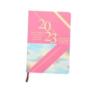 Gadpiparty Management Notebook Pink Sunset Daily Planner Academic Scheduling Organizer for Students Office Use with Project Task Tracking and Goal Planning