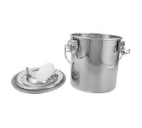 Gadpiparty Manual Milking Machine Stainless Steel Portable Milking Device Milk Bucket for Goat Cow Sheep Farm Efficient Space-saving Milker Kit