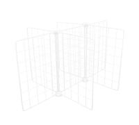 Gadpiparty Metal Freezer Divider Shelf Rack 6-Compartment Iron Partition Organizer 61X41X32Cm for Kitchen Refrigerator Storage and Chest Freezer Separation