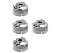 Gadpiparty Metal Replacement Bobbin Case Sturdy Metal Material 4pcs Convenient Storage and for Household Sewing Machines Suitable for Straight Stitch Machines