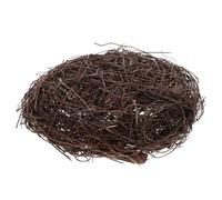 Gadpiparty Micro-Landscape Bird Nest Ornament Artificial Rattan Decoration for Garden and Indoor Display