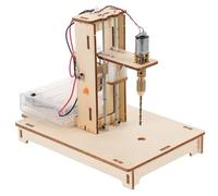 Gadpiparty Mini Desk Bench Drill Press Kit DIY Education Science Project Efficient Drilling Machine for Crafts Mini Desktop Drilling Tool for Precise Assembly and Learning