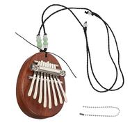 Gadpiparty Mini Kalimba Keys Thumb Piano Lightweight Wooden Finger Instrument with Rope Portable Musical Instrument for Beginners and Adults