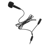 Gadpiparty Mini Mic Hand-held Microphone Portable Aluminium Magnesium Alloy Easy to Operate Beautiful Design Compact Vocal Microphone for Video Blogging Live-streaming Black