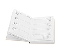 Gadpiparty Mini Pocket Planner Violet Compact Weekly Agenda Notebook Calendar Meeting Notebook English Language Learning Tool for School and Appointments