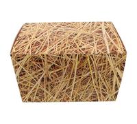 Gadpiparty Miniature Hay Bales Decorative Boxes Lightweight Faux Straw Hay for Western Cowboy Party Outdoor Garden Rustic Country Event Decorations
