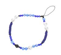Gadpiparty Mobile Phone Lost Lanyard Irregular Pearl Beaded Wrist Strap for Convenient Carrying Lightweight Polymer Clay Material for Hiking Biking Daily Use