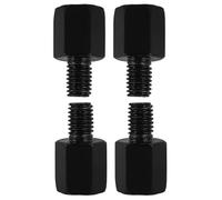 Gadpiparty Motorcycle Rearview Mirrors Adapter Screws and Mount Adapter Bolt Set 8-10Mm Height Conversion Screws with Reverse and Forward Thread, 2 Sets for Electric Bike Application