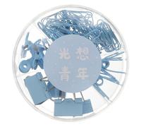 Gadpiparty Multi-use Metal Paper Clips and Binder Clips Set Extra Strong Hold Creative Gathering Design for Office and School Use to Store and Organise Receipts Test Papers and Cables