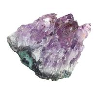 Gadpiparty Natural Amethyst Crystal Cluster Ornament for Indoor Space Matching, Random Shape Crystal Craft Material Creating a Peaceful Environment Exceptional Visual Effects