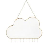 Gadpiparty Necklace Bracelet Holder Metal Wall Mounted Earring Display Hanger Golden Cloud Shape Jewelry Hanger Organizer for Wall Bathroom Storage
