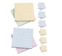 Gadpiparty Notepads with Grid Pattern Reusable Self Stick Memo Pads for Office School Home Easy Tear Off Notes with No Residue for Task Management and Personal Reminders