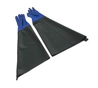 Gadpiparty Oil Resistant Thickened Rubber Gloves Acid and Alkali Resistant Industrial Protective Gloves for Mining Construction Cleaning and Fishing Extended Slip Grip Durable Housework for