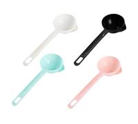 Gadpiparty Oil Separator Spoons Easy Cleaning for Kitchen Cooking 4pcs with Filter Hole Design, Made of Sturdy Pp Material Random Color for Home and Hotels Use