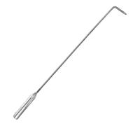 Gadpiparty Outdoor Fire Pit Poker: Iron Fireplace Tool for Wood Stove - Heavy Duty Coal Hook - Multi-Purpose Fire Poker Stick for Indoor Fireplaces Camping Charcoal & Firewood