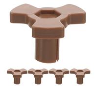Gadpiparty Oven Tray Replacement Microwave Coupler 5pcs Rack Turntable with Noise-reducing Plastic Roller Drive Coupling for Microwave Glass, Quick Installation for Busy Modern Households