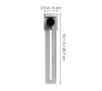 Gadpiparty Parallel Marking Ruler Precision Stainless Steel Measuring Tool for Engineers Craftsmen Durable Gauge for Accurate Line Drawing