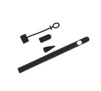 Gadpiparty Pencil Protective Sleeve Silicone Anti-lost Case for -resistant and Black Color Compatible All Generations of Pencil