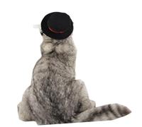 Gadpiparty Pet Black Top Hat for Dogs and Cats Formal Cosplay Costume Accessory for Halloween and Christmas Lightweight Comfortable Design Easy to Wear for Pet Parties and Photo Shoots