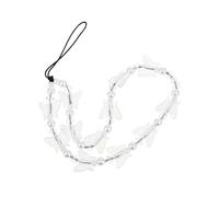 Gadpiparty Phone Charm Chain with Crystal Butterfly Ornament | Anti-fall Decorative Accessory, Easy Installation and Removal, for Camera and Key Chain Use, Creative Style