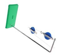 Gadpiparty Physics Teaching Pulley System Kit with Holder Pulley Block and Frame Educational Physics Experiment Tools for Classroom Mechanics and Force Measurement