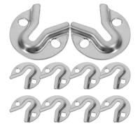 Gadpiparty Picture Frame Hanging Hardware Hooks Versatile Material Compatibility 50pcs Stainless Steel with Invisible Installation for Wood and Composite Furniture for Projects