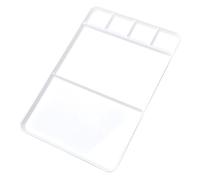 Gadpiparty Plastic Paint Palette for Watercolor Mixing DIY Art Supplies Multi Functional Trays Practical Pigment Trays for Artists