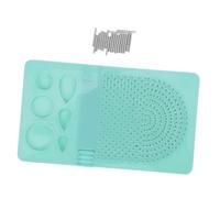 Gadpiparty Plastic Quilling Weaving Board with Precision Needles Adaptable Paper Crafting Tool for Beginners Compatible with Various Strip Widths Easy to Use Handmade Paper Rolling Knitting