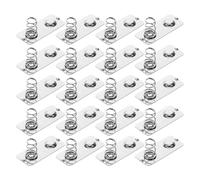 Gadpiparty Plates Battery Transmission Projects Contacts DIY Electronics for 100pcs Spring Aa Negative to Positive Conversion Made of Manganese Steel Stable Conductive