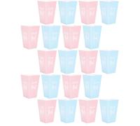 Gadpiparty Popcorn Boxes Assorted Colour 24pcs Gender Reveal Paper Party Favour Containers for Birthday Party of Newborn Boy Or Girl
