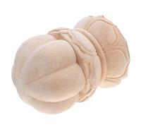 Gadpiparty Porch Post Toppers with Traditional Chinese Lotus Base and Elegant Craftsmanship, Wood Dowel Caps Reducing Risk of Slipping, Suitable for Living Rooms and Studies