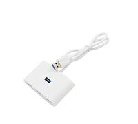Gadpiparty Port Usb Hub with Power Supply for Pc and Laptop Portable Data Splitter White for Rapid Data Transfer and Compatibility with Xp