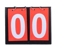 Gadpiparty Portable 2-digit Basketball Scoreboard with Double-sided Flip Counter, and Intuitive Scoring, Pvc Material, Simple Design for Volleyball Games and Table Tennis Indoor Outdoor Use