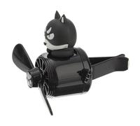 Gadpiparty Portable Car Air Freshener Fan with Cartoon Dog Design Abs Material Scented and Decorative Car Vent Clip