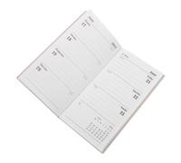 Gadpiparty Portable Daily Planner Notebook Academic Agenda with Cover Convenient Travel Journal for Schedules and Habit Building for Friends