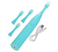 Gadpiparty Portable Electric Toothbrush with Deep Cleaning and Three Dental Cleaning Modes, Blue Abs and Microfiber Material, 400 Mah Battery for Convenient Oral Care