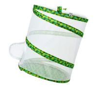 Gadpiparty Portable Foldable Butterfly Firefly Cage Green Outdoor Breeding Observation Box for Biology Class and Laboratory Use