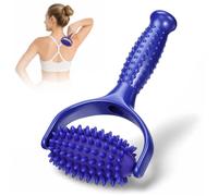 Gadpiparty Portable Handheld Back Massager Roller for Muscle Relief, Manual Massage Tool with Abs and PVC Material, Suitable for Yoga Enthusiasts and Sedentary Individuals