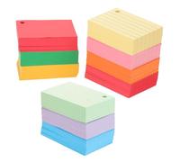 Gadpiparty Portable Multi-colored Lined Memory Flashcards Blank Index Cards for Efficient Study Exam Revision School Office Use Travel-friendly English Vocabulary Note Cards