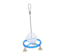 Gadpiparty Portable Parrot Foraging Ball Feeder Transparent Design Bird for Physical Activity and Aggression Reduction Suitable for Cage and Play Gym