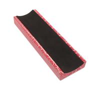 Gadpiparty Portable Red Wood and Sponge Guitar Neck Rest Support with Curved Non-slip Cradle for Electric Guitar and Mandolin Neck Setup and Storage