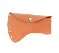 Gadpiparty Portable Sheath Cover for Durable Leather Protector Case for Camping and Bushcraft Stylish Head Cover to Prevent Scratches and Damage