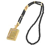 Gadpiparty Portable Stylish Powerful Amulet Protection Pendant with Buddhist and Glass, Aluminum Alloy, and Abs Material Meaningful for Practice Buddhism Home Décor