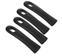 Gadpiparty Pot Handle Replacement and Insert Slot Width 33mm 4pcs Bakelite Heat Resistant Pan Handles with Hole Spacing 15-18mm Universal Fit for Cooking Pots and Pressure Cookers
