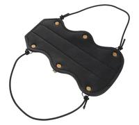 Gadpiparty Pu Leather Archery Arm Guard Lightweight Forearm Protector with Traditional Design for Bow Hunting and Outdoor Sports, Adjustable Wrist Guard for String Slap Protection