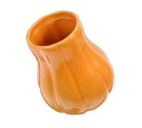 Gadpiparty Pumpkin Flower Pot Spatula Holder Spooky Kitchen Decor Halloween Thanksgiving Decorations Pencil Holder Utensil Drying Basket Ceramic Pumpkin Orange