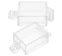 Gadpiparty Push Button Switch Cover 2pcs Plastic Waterproof Protector with Self-adhesive for Boat Toggle Switches in Public Places