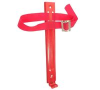 Gadpiparty Red Iron Fire Extinguisher Bracket Wall Hook Mount for Offices and Shops Versatile Heavy Weight Bearing Fire Extinguisher Hanger Suitable for 2kg 3kg